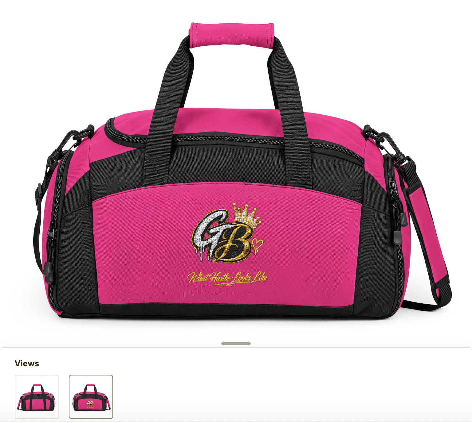 Tropical Pink Gangster Bougie Gym Bag