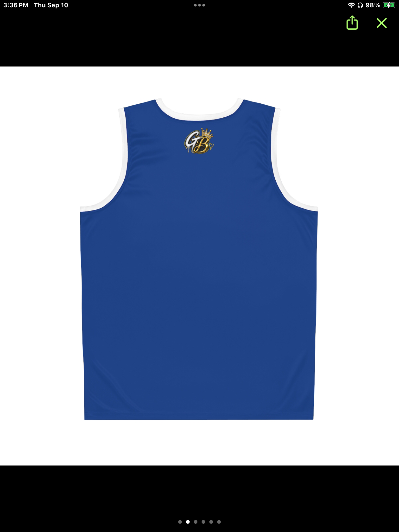 Dark Blue back