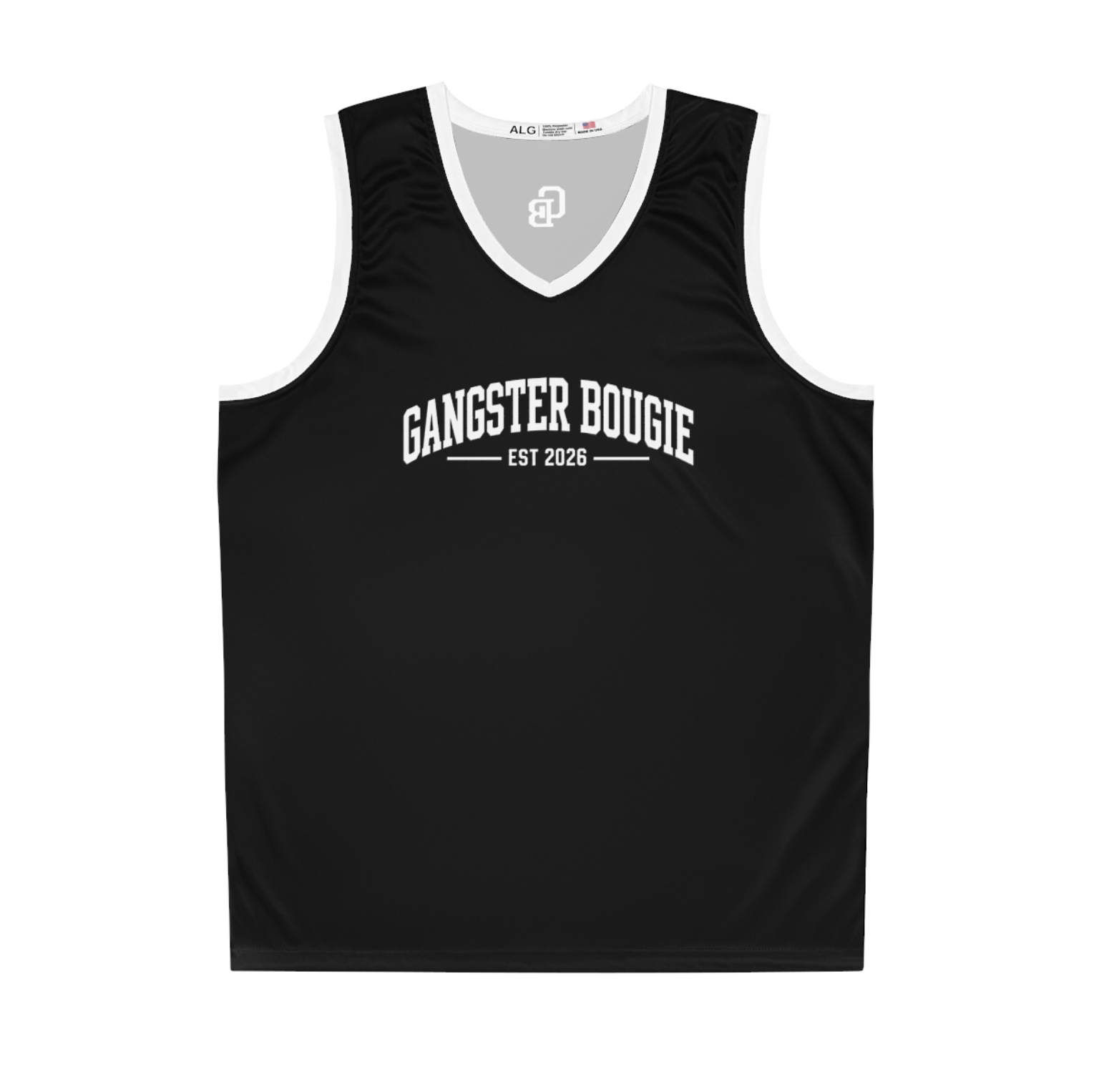 Black Gangster Bougie Built Different Basketball Jersey