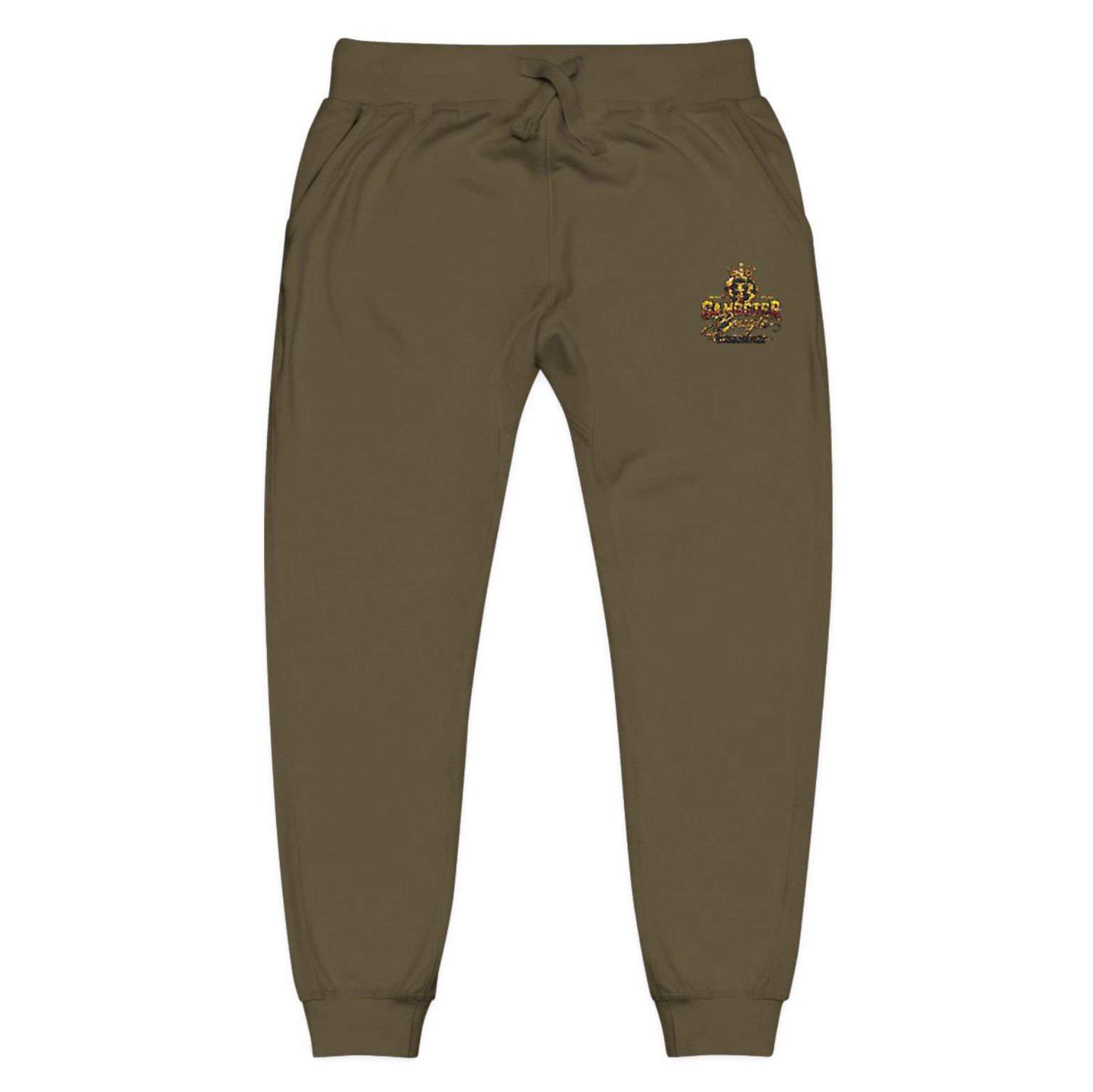 Gangster Bougie Embroidered Fleece Sweatpants
