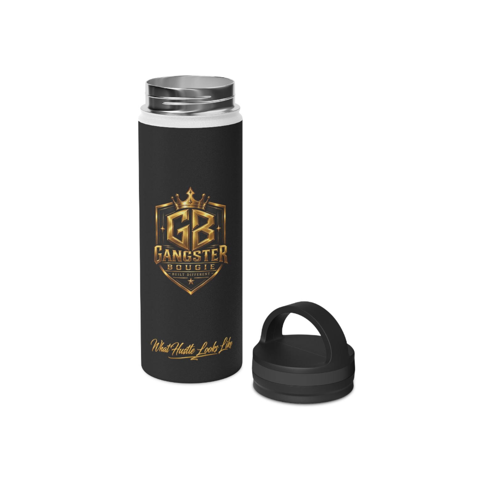 Gangster Bougie Stainless Steel Gym Bottle 18 oz