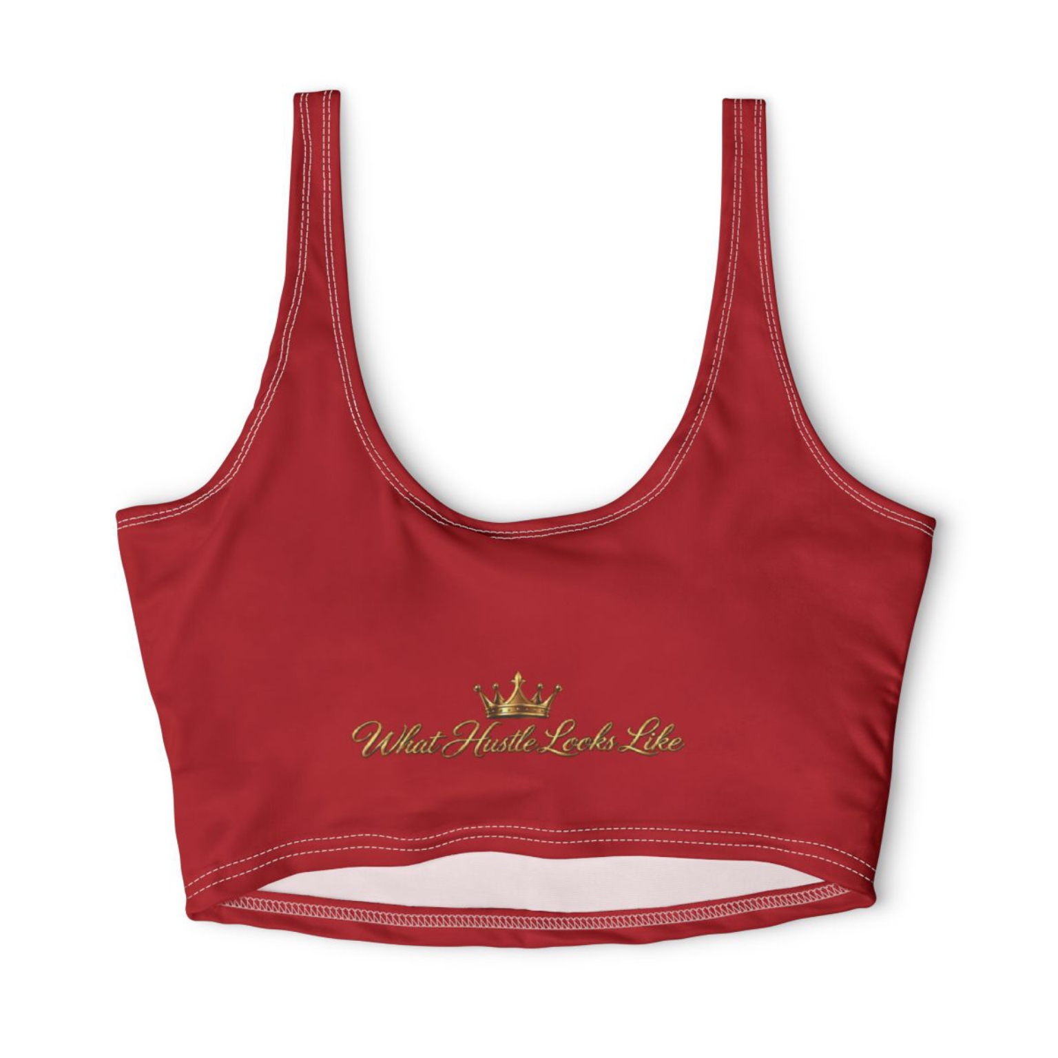 Oxblood Sports Bra back